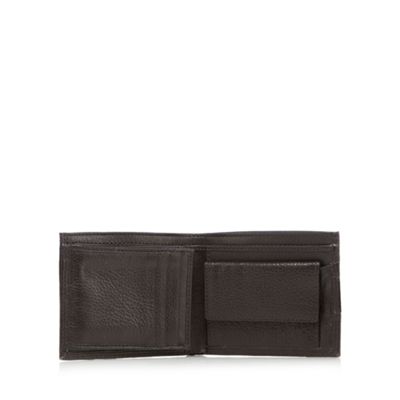 J by Jasper Conran Brown leather popper tabbed wallet in a gift box